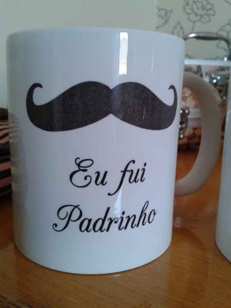 Caneca padrinhos. nem tudo fica perfeito. - 1