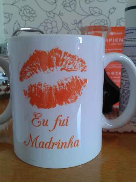 Caneca padrinhos. nem tudo fica perfeito. - 2