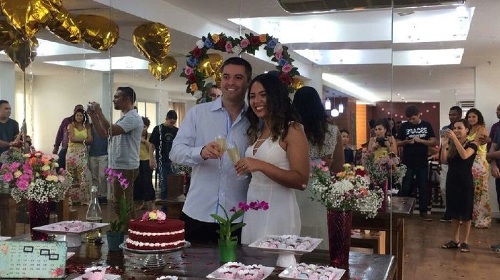 Bolo de noivado dos sonhos 🎂❤ - 3