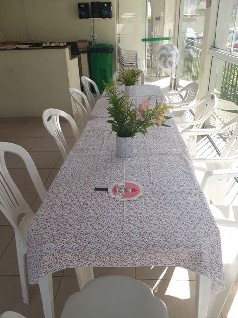 mesa de convidados