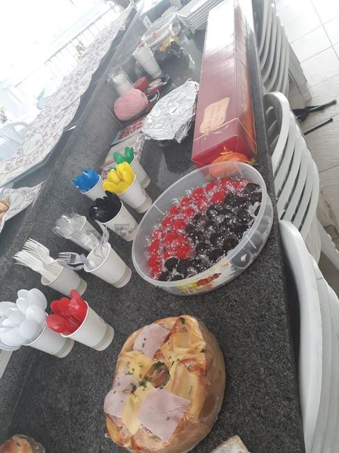 um pouquinhos das comidas q foram servidas