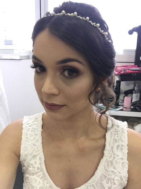 Meu teste de cabelo e maquiagem #1digito ❤️ - 3