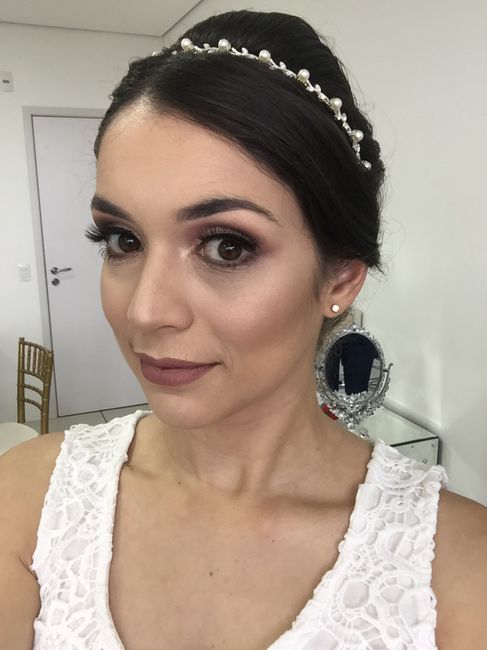 Meu teste de cabelo e maquiagem #1digito ❤️ - 6