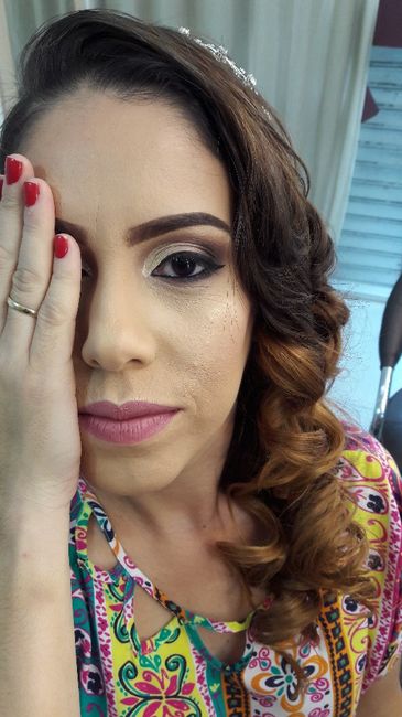 Meu teste de make e cabelo - Vem opinar - 2