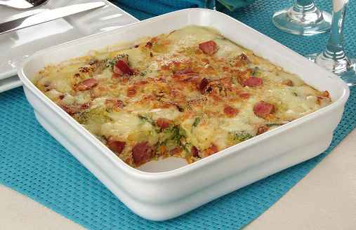 Legumes gratinados