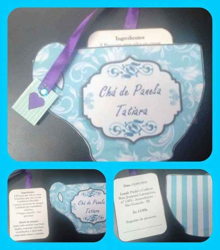 Chá de panela diy. - 1