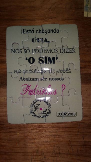  Convite dos padrinhos - 2