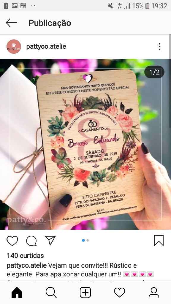 Convites de Casamento - 4