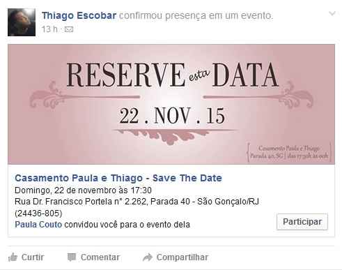 Timeline - Evento Save the Date