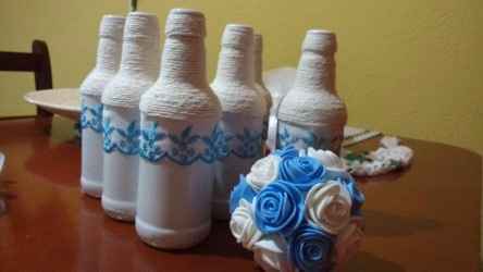 Decoração das mesas 