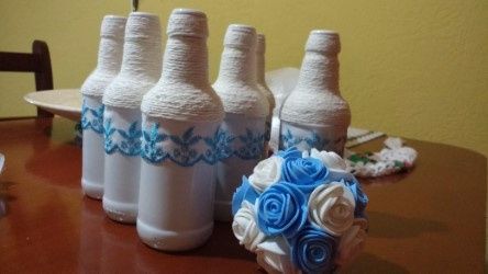 Decoração das mesas 