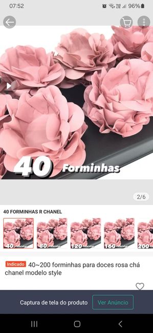 Forminhas elaboradas ou transparente 1