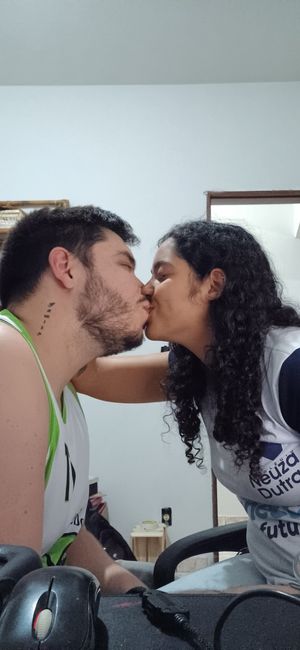 1 mês de casados! 💋💋💋💋 2