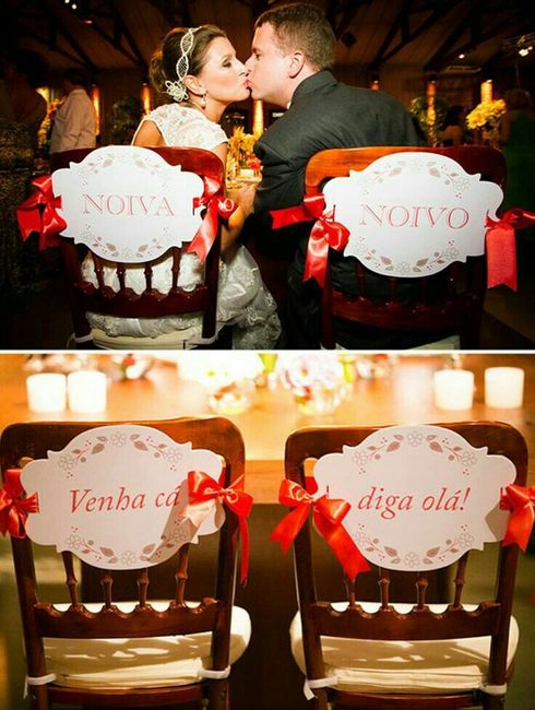 Cadeiras dos Noivos ❤ - 6