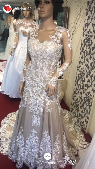 Vestido de manga - 1