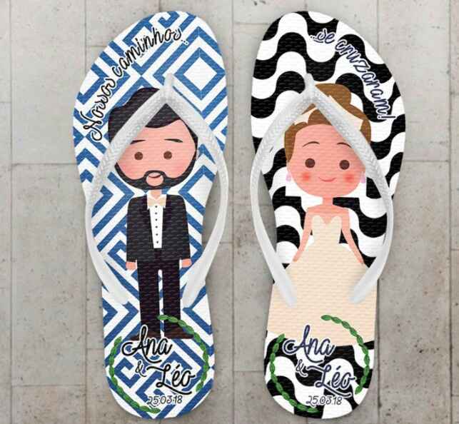 Chinelos para convidados 👰👡 - 4