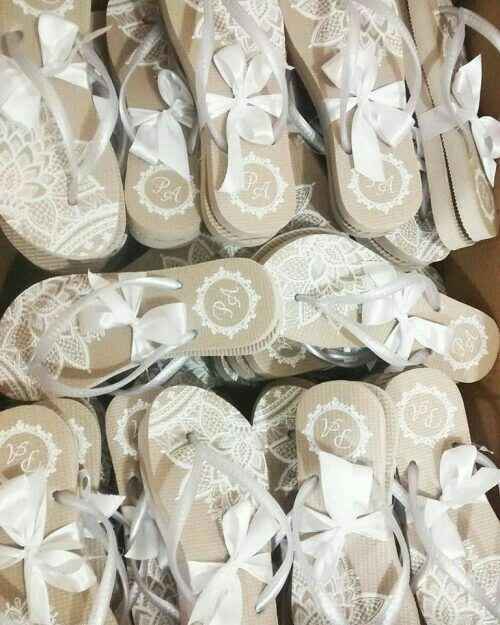 Chinelos para convidados 👰👡 - 7