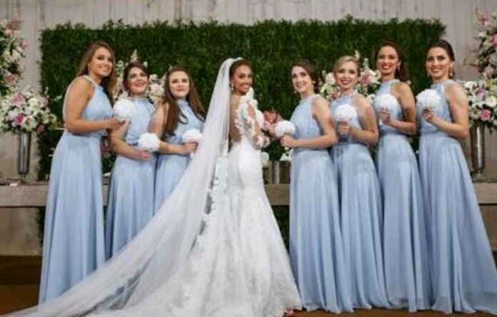 Vestido madrinhas..qual cor escolheram? - 5