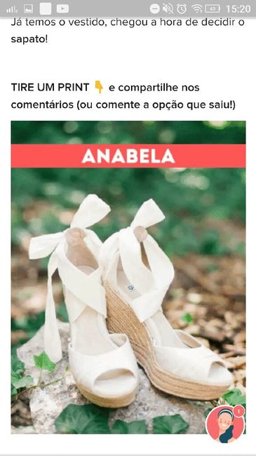 TIRE UM PRINT para decidir o sapato 19