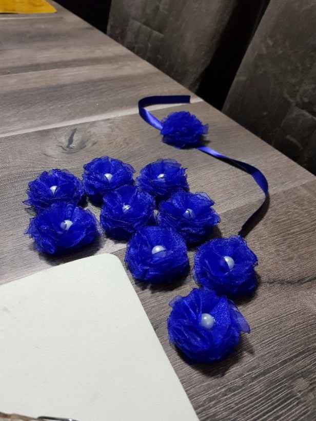 Corsages feitos 