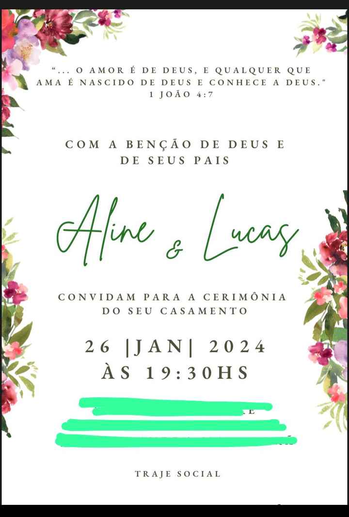 Está fazendo o seu próprio convite? 💌 - 1