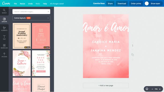 Convites No Canva 9344