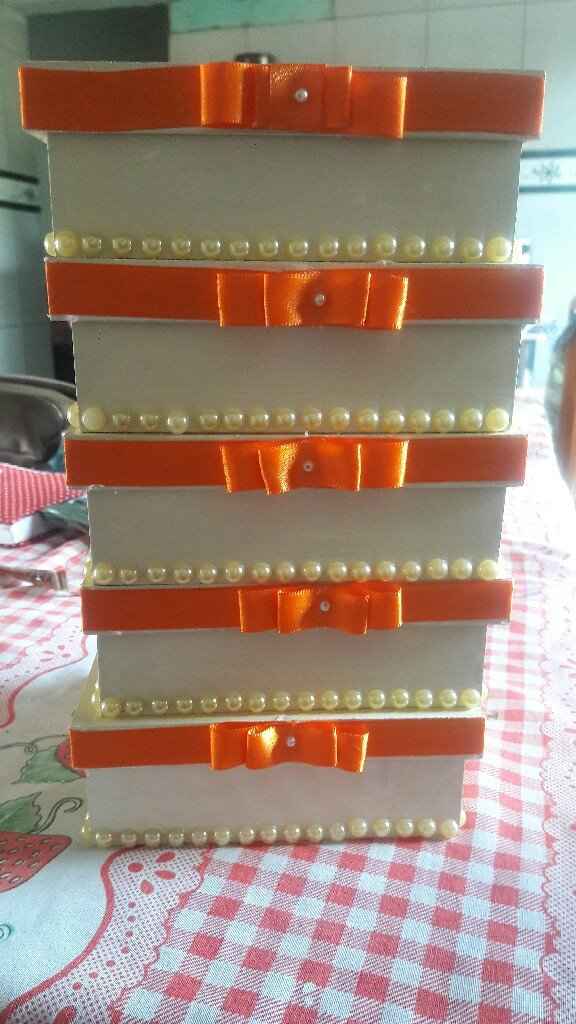#caixas#dospadrinhos#  finalizando - 2