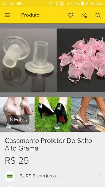 Protetores de salto para grama - salvando a cerimônia. 1