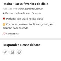 ÚLTIMO PASSO: Compartilhe seus favoritos de casamento! - 1