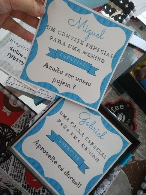 Caixa daminhas e pajem #vemver - 2