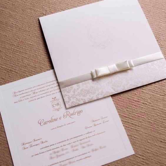 convite de casamento