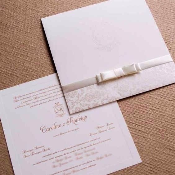convite de casamento