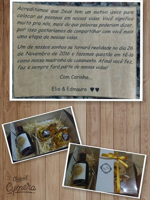 Convite Padrinhos!! 