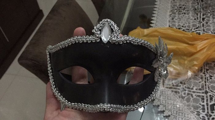 Máscara para a noiva