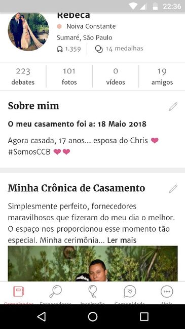 Como encontro minha cronica? - 1
