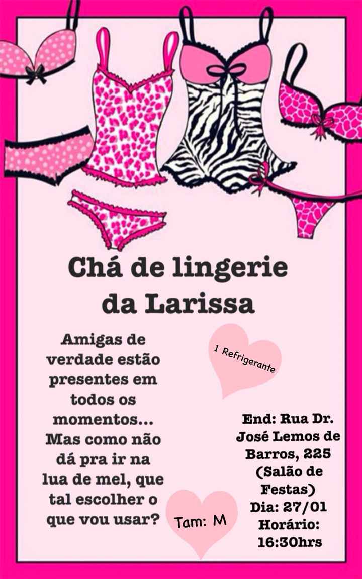  Chá de lingerie de última hora - 1