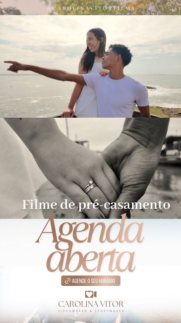 Transforme seu pré-casamento em um filme inesquecível- inclui vídeo save the date - 3