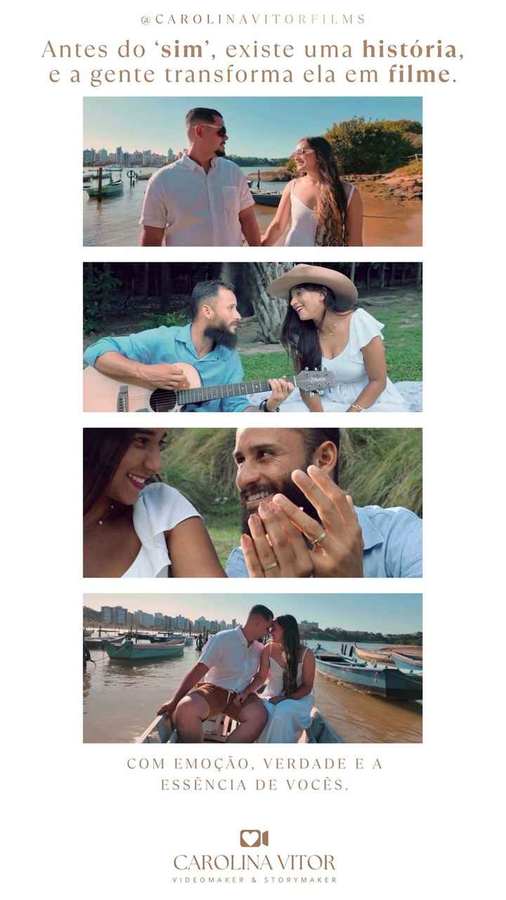 Transforme seu pré-casamento em um filme inesquecível- inclui vídeo save the date - 2