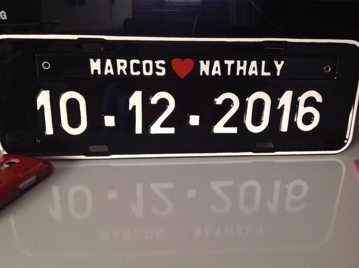 Placa do carro! 