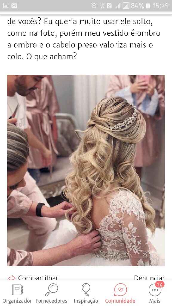 Cabelo Solto ou Preso? - 2