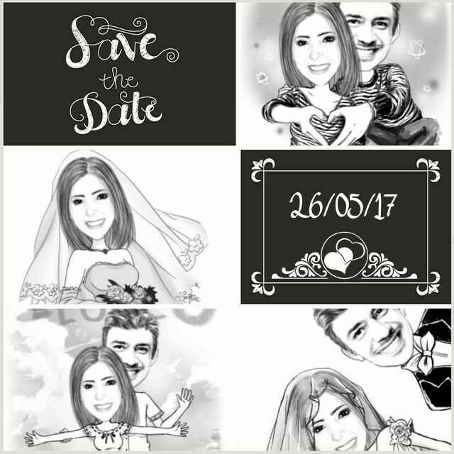 Save the date - utilizando apps momentcam e picsart - 1