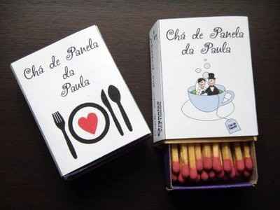Caixinha de fósforo personalizadas