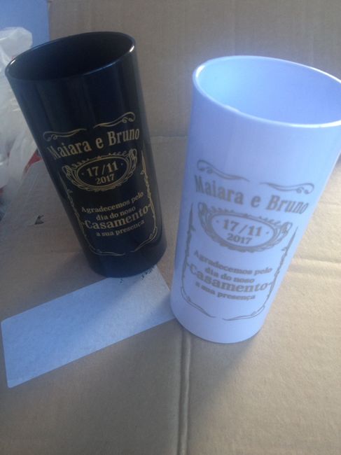 Copo personalizado para casamento