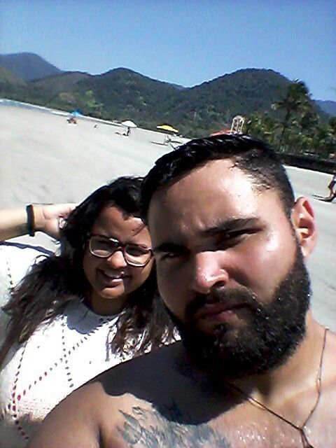 Praia dura!