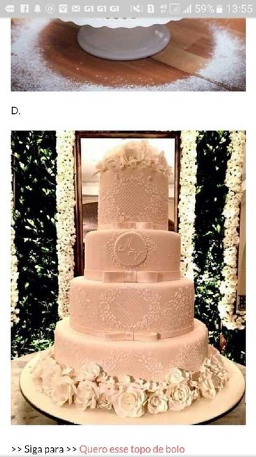Bolo de casamento - 1