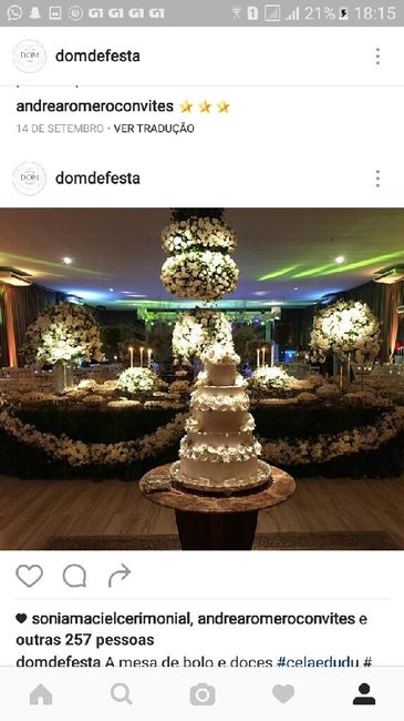Mesa do bolo do casamento!!! - 1