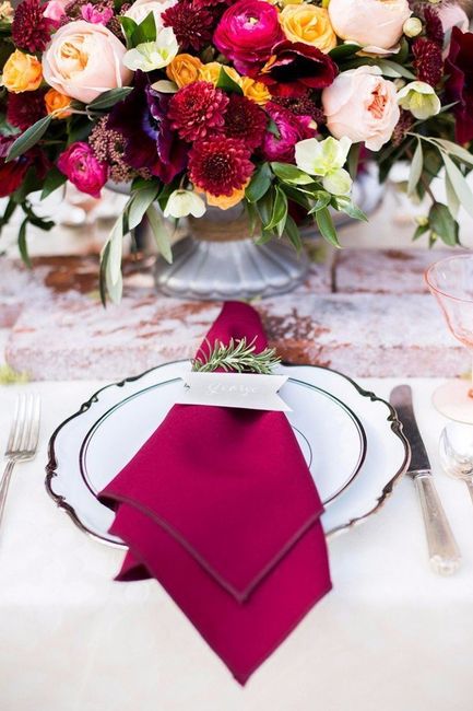 Decoração Rosa chá e Marsala