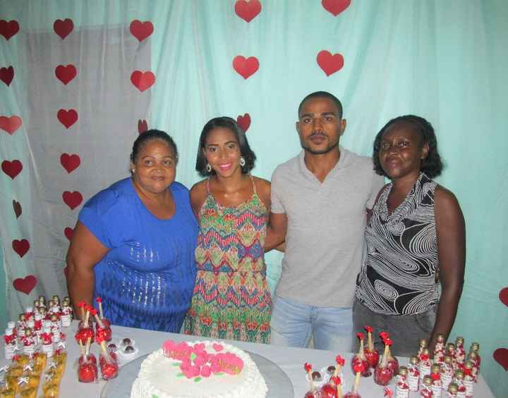 Com nossas rainhas. (nossos pais já estão com Papai do Céu)