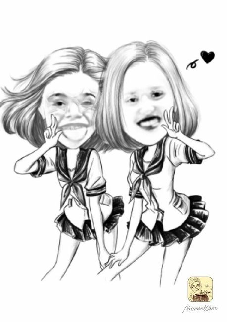 Criando o convite com caricatura dos noivos - 3