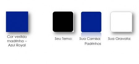 Paleta de cores padrinhos
